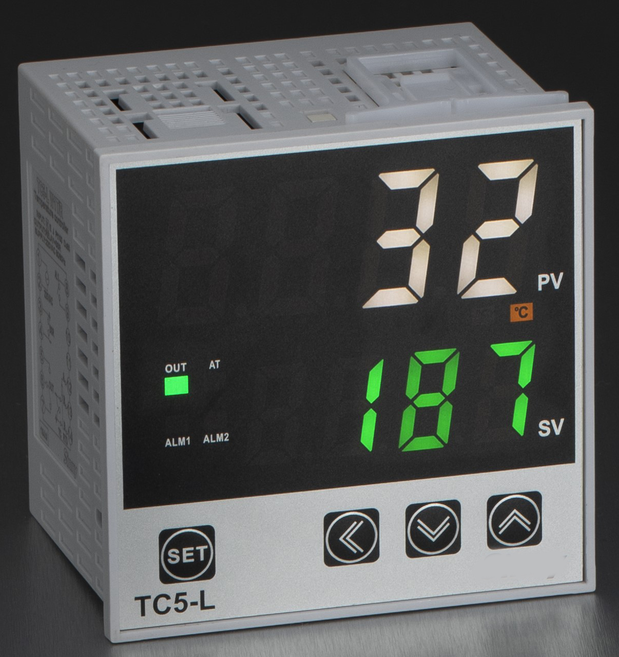 FC5-L-1A-1-G-4-C PID Controller, 24VDC with 1 Alarm, RS485, E,J,N,T,S,R,B Thermocouple, Linear Current/Voltage and  PT100/Cu20 RTD Input, 96x96mm,4-20mA Output