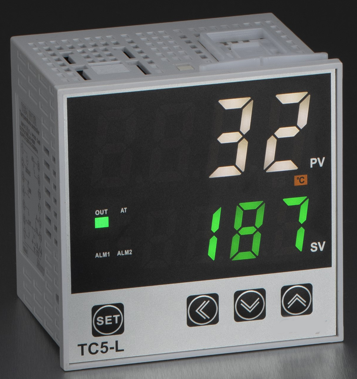 TC5-L-1A-2-T/R-2 PID Controller, 100-240VAC with 2 3 Amp Relay Alarms, K,E,J Thermocouple, Pt100 or Cu20, Optional Linear Current/Voltage, 96x96mm,4-20mA Output