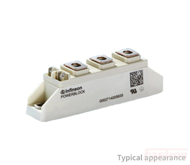 TT60N16SOF, Dual Thyristor Module, 60 Amp, 1600V, 20mm Package-Dual Thyristor Module-Infineon Technologies-Fastron Electronics Store