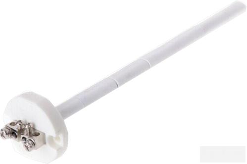 FTCK-3-300-C-1000, Type K Ceramic Thermocouple for Oven, 300 x 9mm Probe w/Ceramic Terminals, -20 to 1000 Deg C-Temperature Sensor-Fastron Electronics-Fastron Electronics Store