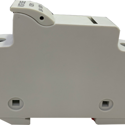 VCB10-30 1P, DIN Rail Mount Fuse Holder Single Pole for 10.3 x 38mm, 1000VAC/DC Fuses up to 32 Amp Rating