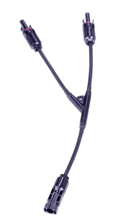 MC4-6MYCON1000V35A, MC4 Solar Y Branch Solar Cable Splitter 300mm, 1000VDC 35 Amp, for 2-6mm Cable , TUV and CE Approved