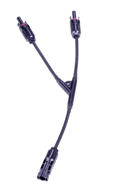 MC4-6MYCON1000V35A, MC4 Solar Y Branch Solar Cable Splitter 300mm, 1000VDC 35 Amp, for 2-6mm Cable , TUV and CE Approved