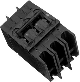 229-3-1-65-5-9-90, Air Pax Circuit Breaker for Hydraulics, Supplementary Protector (UL 1077), 3 Pole, Series, 5/60Hz long delay with high pulse, 277/480VAC,100 Amp, 1/4 