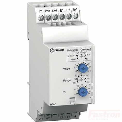 84874320 Crouzet C-Lynx Speed Monitoring/Control Relay With SPDT Contacts, 24 - 240 V AC/DC