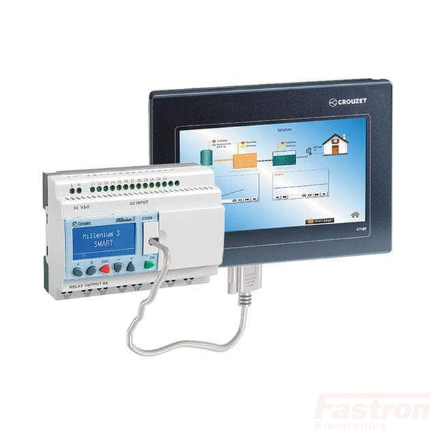 88970533, Essential Series CT107, 7" HMI Touch Screen(88970534) with M3 Cable, 24VDC, RS485 Modbus RTU