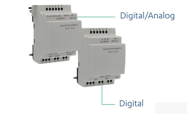 Crouzet Automation Programmable Logic Controller 88975303, Millenium EVO Extension XAP10, 6 Digital/Analogue Inputs + 4 Analogue Outputs 0/10V, 0/20mA FE-88975303