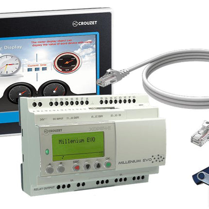 Crouzet Automation Programmable Logic Controller 88980140, Crouzet Touch Software Version 6. Comes on USB stick FE-88980140 Crouzet Touch soft V6