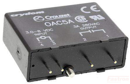 OAC-24, AC Output Module, 24VDC input, 12-120VAC line voltage