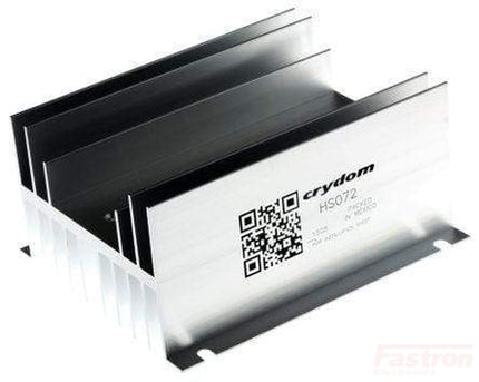 HS072, Panel Mount Heat sink for 1 or 2 single phase Solid State Relay 0.7 Deg C per Watt