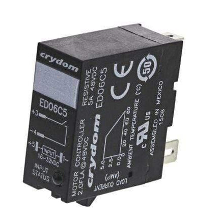 Crydom - Sensata Relay Slimline ED06C5, EMR plug in Solid State Relay,, 18-32VDC control, 5 Amp 1-48V DC output FE-ED06C5