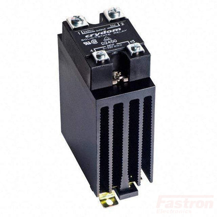 HS151DR + D1D40, Din Rail Mount DC Solid State Relay, with Heatsink 3-32VDC control, 29A @ 40 Deg C, 100VDC Load-Solid State Relay Heatsink Assembly DC Load-Crydom - Sensata-Fastron Electronics Store