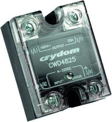 Crydom - Sensata SSR AC Load CWA4890E, Solid State Relay, Single Phase 18-36VAC Control, 90A, 48-660VAC Load. High surge FE-CWA4890E