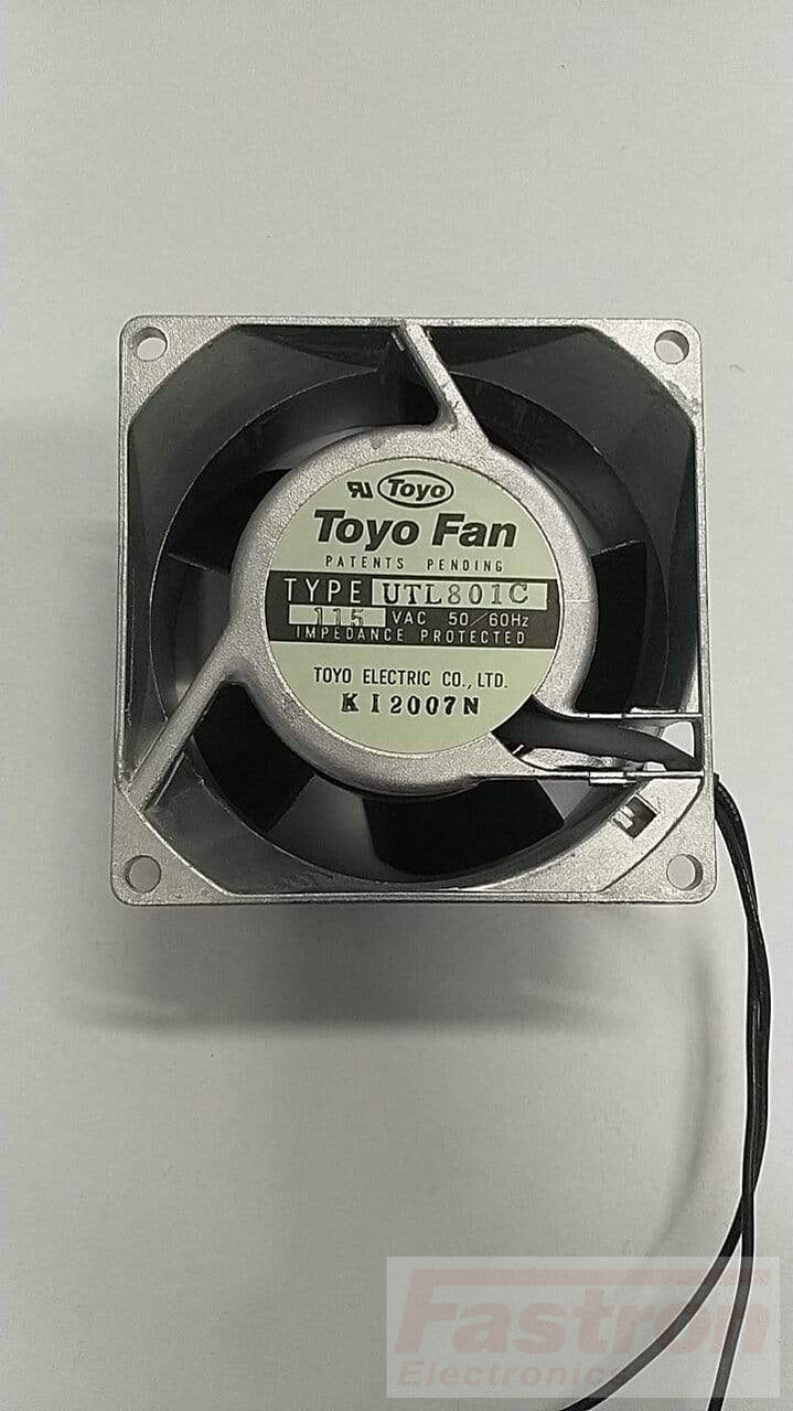 UT921A, 92mmx25mm Coooling Fan, 115VAC, 13/11W, Impedance Protected Ball Bearing Fan
