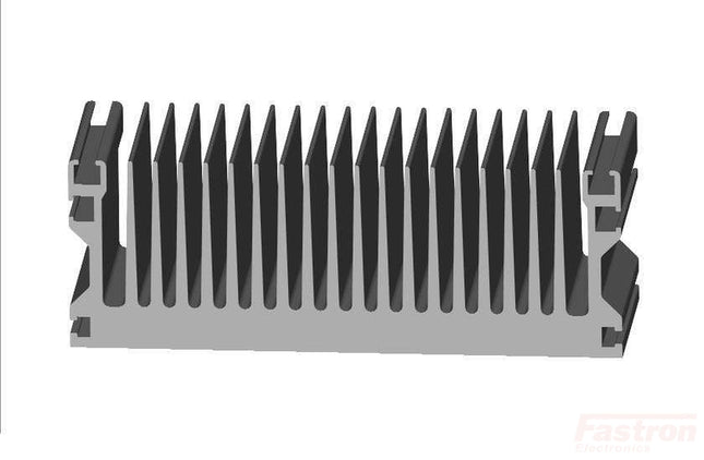 H43/200FR (8239/200M), Heat Sink Flat, W:215mm x D:77mm x L:200mm