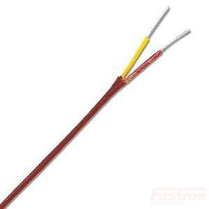 Fastron Electronics Temperature Sensor Accessories TC Cable 1M, Thermocouple cable per Meter, PVC, Twisted and Screened 7/0.2mm FE-TC Cable 1M PVC Twisted and Screened
