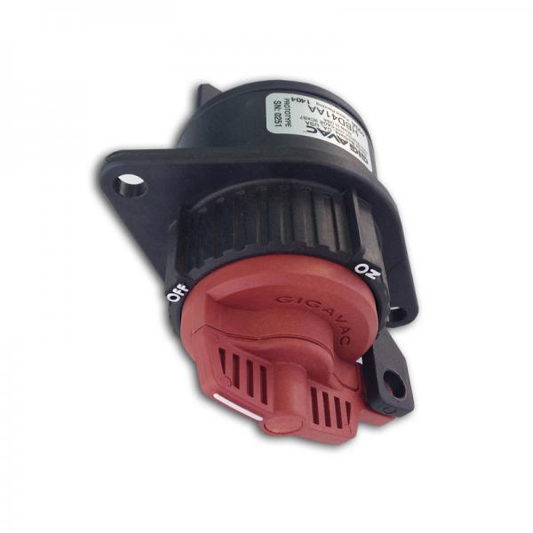 HBD41AB, Hermetic Battery Switch with Black Handle, SPST 1 x 400 Amp 1000VDC, Flange Mount 70mm Wide, M10 Terminations, OHSA-DC Disconnect Switch-Gigavac-Fastron Electronics Store