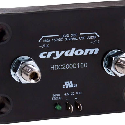 HDC100D160, 3.5-32VDC Input, 7-100V, 160Amp DC Output Solid State Relay