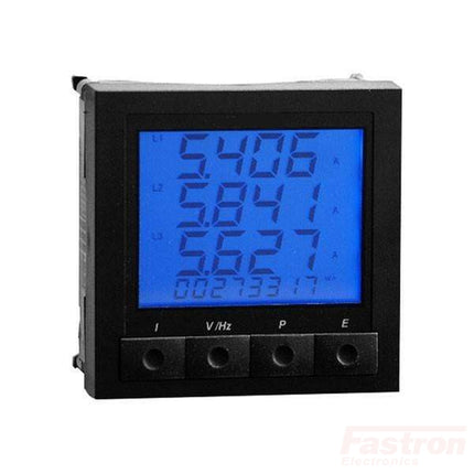 M850-LDD, DC kWh Meter 96x96mm, 800VDC, 75mV Shunt Connected, RS485, Lockable,100-240VAC or 100-420VDC