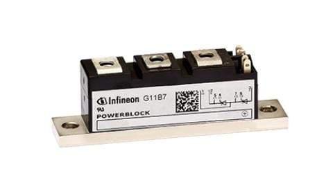 Infineon Technologies Dual Diode Module DD104N14K, Dual Diode Module, 104 Amp, 1400V FE-DD104N14K