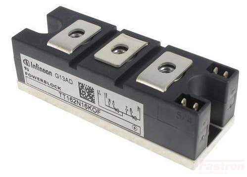 TT162N12KOF-K, Dual Thyristor Module, Common Cathode 162 Amp, 1200V