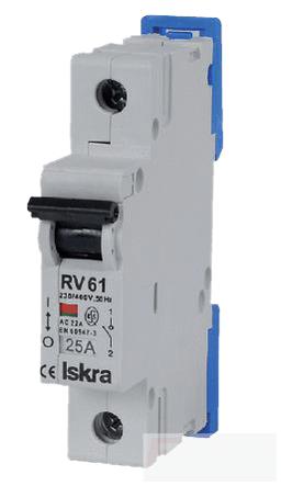 Iskra Doo Circuit Breaker PC60, Undervoltage release to suit RI60, RV60, RI120 Series, 35 to 85% Range, Mounts to right hand side of breaker FE-PC60