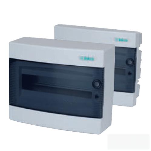Iskra Doo Enclosures IPO-36, 4 Module Compact Distribution Boards, Flush Mounted IP40, 2 x 15 PE- and N-conductor terminals FE-IPO-36