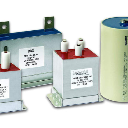 PPMF 200-12.5 C6 Snubber Capacitor ø75x110mm 2kVDC 12.5uF, Railway Grade