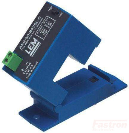 AKR 5 B420L, Split Core AC Current Sensor, selectable 2, 5 Amp, True RMS 4-20mA output, 21.7mm sqr aperture