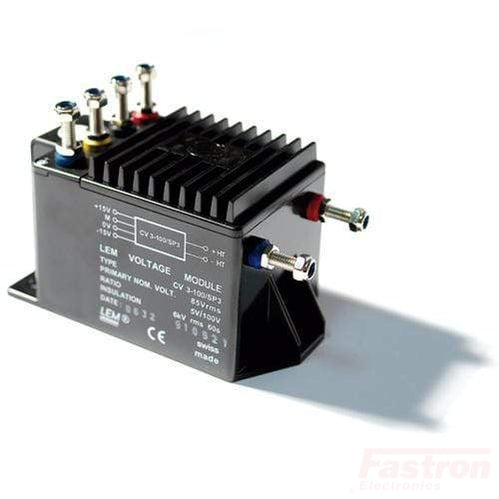 CV 3-200/SP5, Voltage Transducer Flux Gate, Vpn = 140V RMS, 10V output, +/- 15/24VDC supply, 2.5kV Isolation