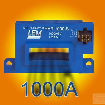 HAR 1000-S O/L Current Transducer, 1000 Amp, +/-15V Supply, 54 x 18mm Square Aperture, +/-5V Output