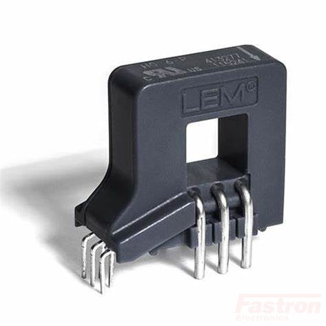HO 6-P, O/L Hall Effect Current Sensor, 6 Amp, 8 x 8mm Aperture, 5VDC Supply, PCB Mount