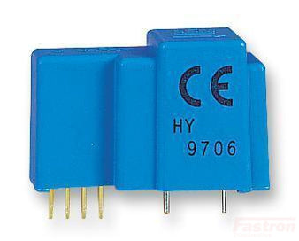 HY 25-P Hall Effect Current Sensor, 25 Amp, +/-4V output, no aperture, +/-12..15V Supply, PCB Mount, X = 1%