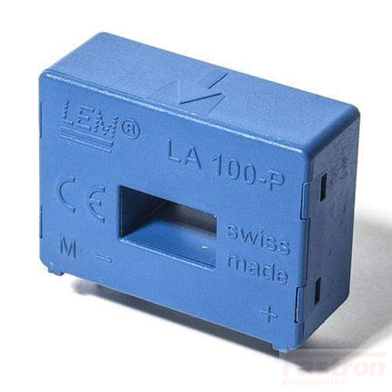 LEM International SA AC/DC Current Hall Effect Sensor LA 100-P, C/L Hall Effect Current Sensor, 100 Amp, 50mA Output, +/-12..15V Supply, PCB Mount, X = 0.45% FE-LA100P