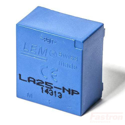 LA 25-NP/SP11, C/L Hall Effect Current Sensor, 1 Amp, 25mA Output, PCB Mount, No Aperture