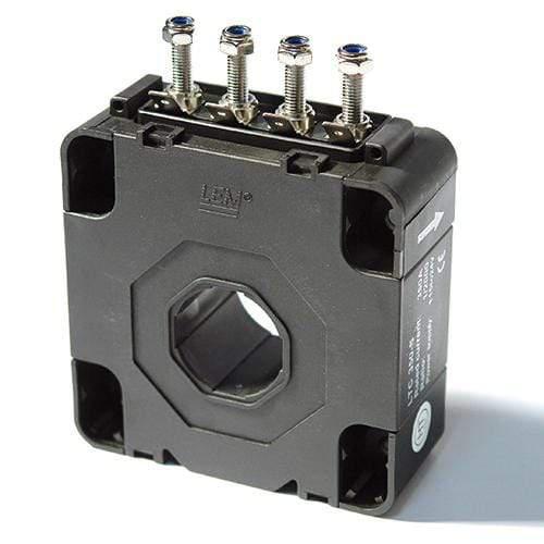 LEM International SA AC/DC Current Hall Effect Sensor LTC 200-S, C/L Hall Effect Current Sensor, 200 Amp, 200mA Output, +/-15..24V, Panel Mount, w/ busbar, X = 0.5%, ø27.5mm FE-LTC200-S