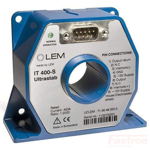 IT 605-S  ULTRASTAB High Precision Hall Effect Current Sensor, 400 Amp, 566mA Output, 30mm Aperture, +/-15V Supply