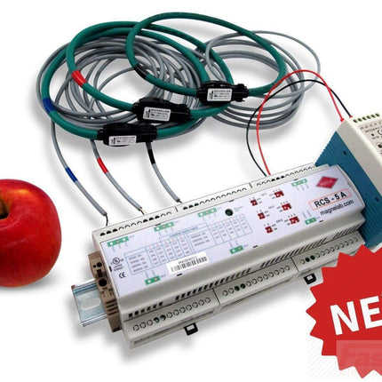 RCS-4805-VAR, 5 Amp Output, Three Phase 500/1000/2500/5000\10000\25000\50000 Amp AC Measurement 16 Inch Diameter Rogowski Coils with Integrator