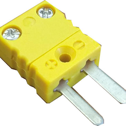 Temperature Sensor Plug Flat, Wire Fitting for use with Thermocouple 220 Deg C Max-Temperature Sensor Accessories-Fastron Electronics-Fastron Electronics Store