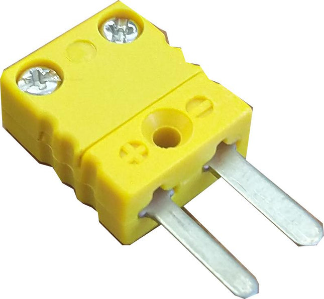 Temperature Sensor Plug Flat, Wire Fitting for use with Thermocouple 220 Deg C Max-Temperature Sensor Accessories-Fastron Electronics-Fastron Electronics Store