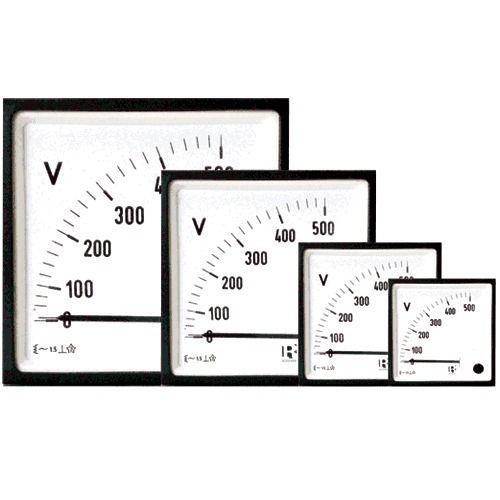 EQ96/600VAC, 96x96mm, 0-600VAC Input Voltmeter, 700VAC Range-Moving Coil Meter-Rishabh Instruments-Fastron Electronics Store