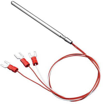 FRTD-6-150-5000-ES, RTD, Class A 150 x 6mm Probe, 316 Stainless Steel, Bare High Temp Epoxy Seal, w/ 5000mm Teflon/Screen/Teflon, -50 to 200 Deg C-Temperature Sensor-Fastron Electronics-Fastron Electronics Store