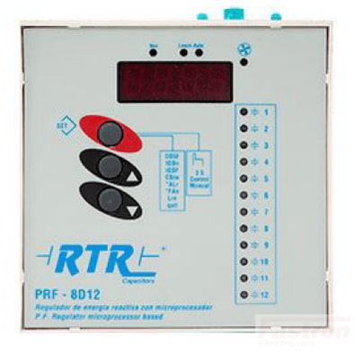 RTR Energia Power Factor Controller REG12DPR1600000 PR-16D.12, Power Factor Correction Controller,  290V 50/60HZ FE-REG12DPR1600000