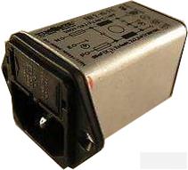 FKF 2-45-6-M80, Timonta Series IEC Inlet w/ 1 Stage EMC (RFI) line filter, w/ 2 Pole Fuse 250VAC, 6 Amp-EMC Filter, IEC Appliance Inlet-Schurter-Fastron Electronics Store