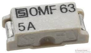 3402.0017.11, 5 Amp Surface Mount Fuse, 7.4 x 3.1 mm, Quick-Acting F, 63 VAC, 63 VDC