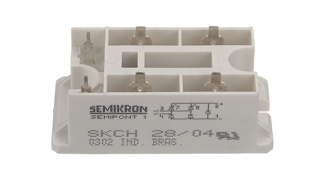 SKCH28/08, Single Phase Half Controlled Rectifier Bridge with Freewheeling Diode, 28 Amp, 800V