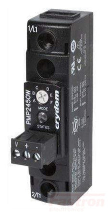 Sensata Technologies Solid State Relay Single Phase Burst Power Controller AC Load, Solid Sate Relay Phase Angle Power Controller PMP2450WPH, Phase/Burst control, 240VAC, 50 Amp, 0-5V,0-10V,4-20mA input, w/Thermal pad FE-PMP2450WPH