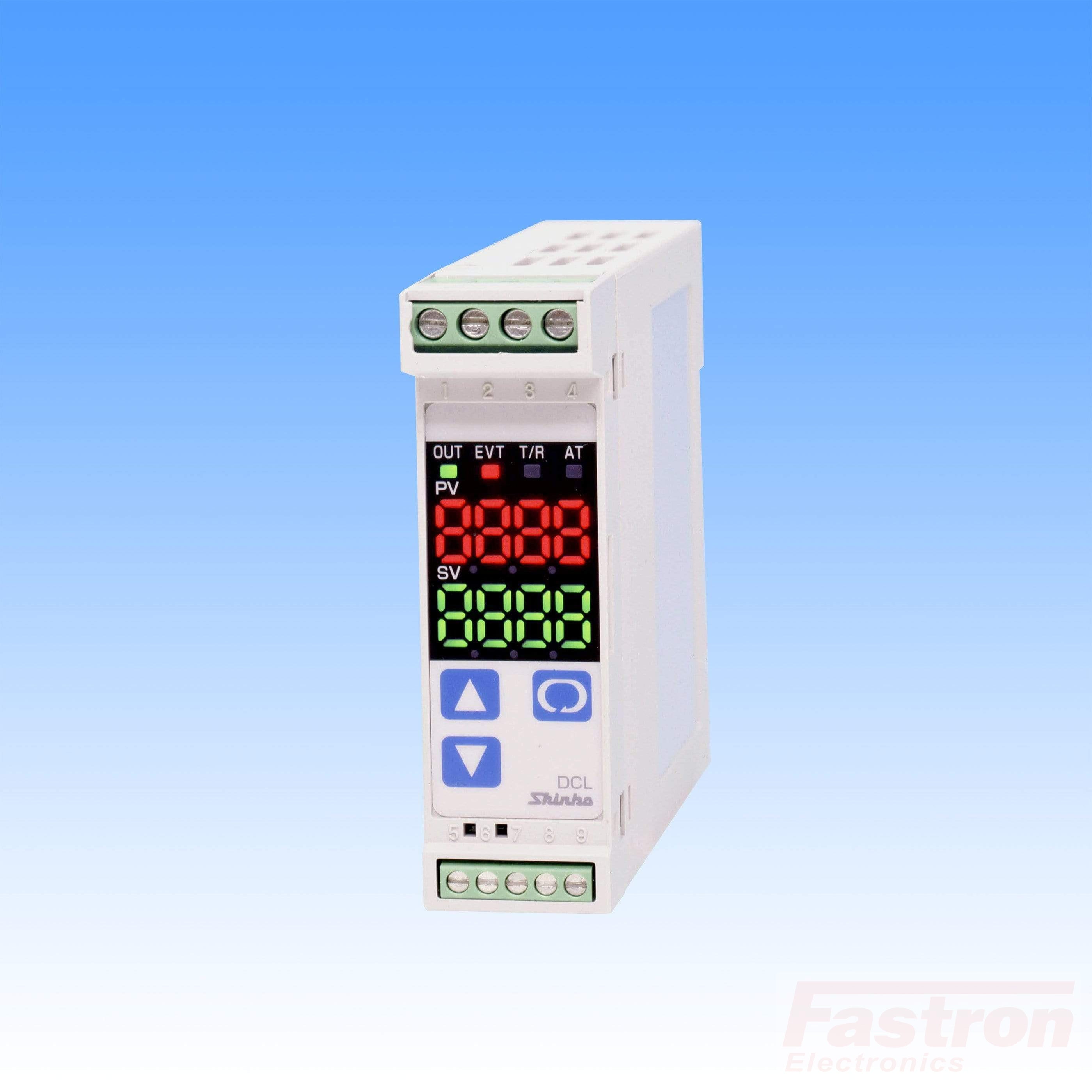 DCL33AA/M C5 SP05 Temp Controller, Din Rail, 240VAC, Relay output, Relay Alarm