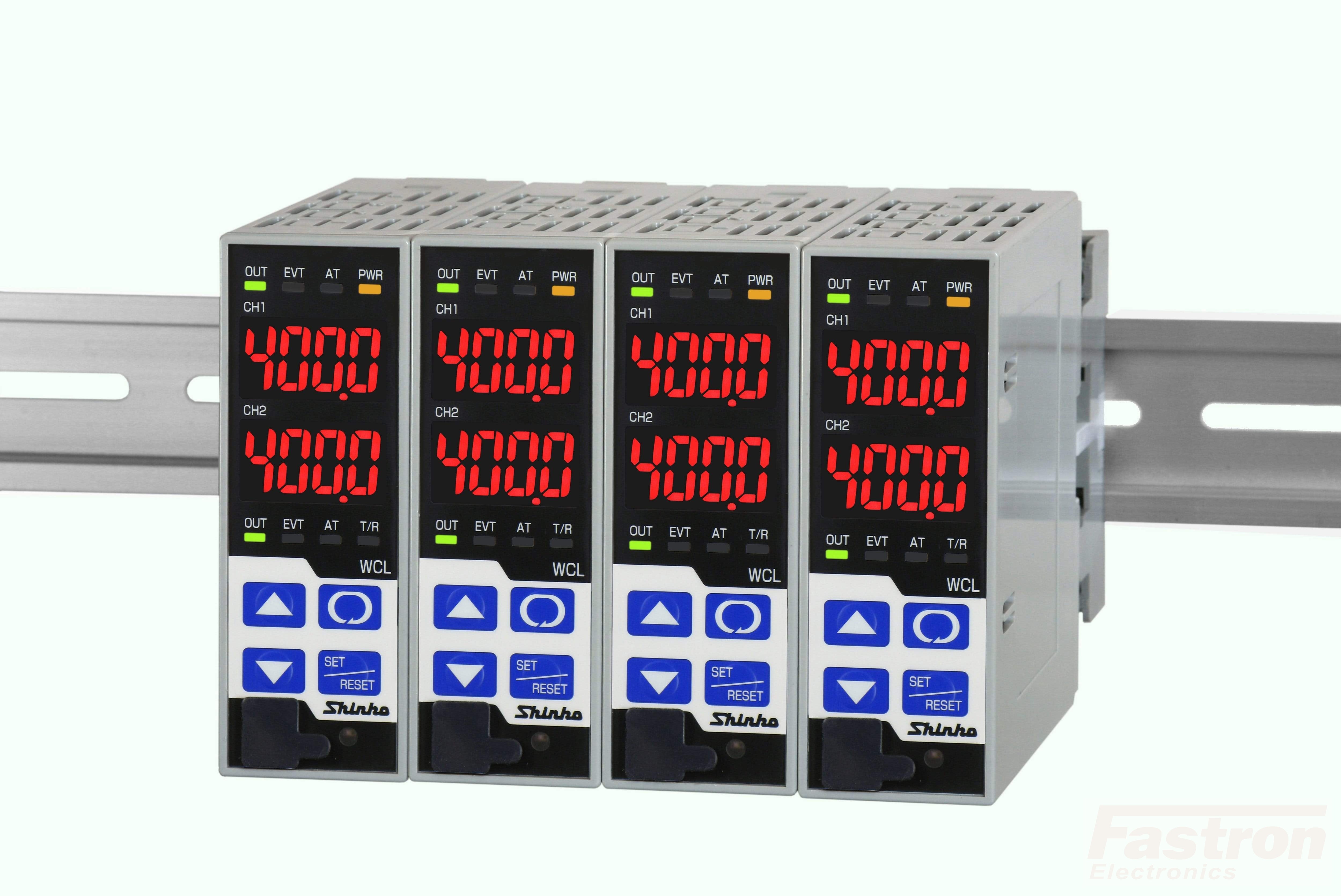 WCL13A-AA/MM Dual Temp Controller, 100-240VAC,4-20mA output 1; 4-20mA output 2; 4-20mA