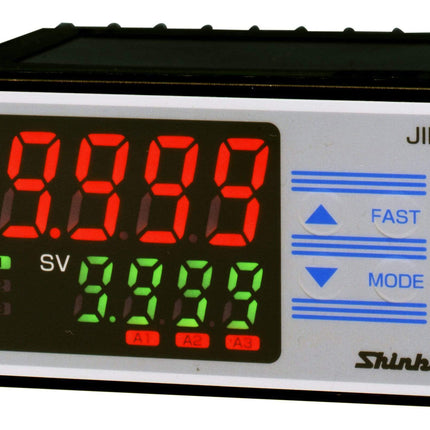 JIR301M Indicator, 48x96mm, 100-240VAC, 3 Alarm outputs, 4-20mA Retransmission